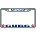 Cisco Independent Chicago Cubs License Plate Frame Chrome 9474610736